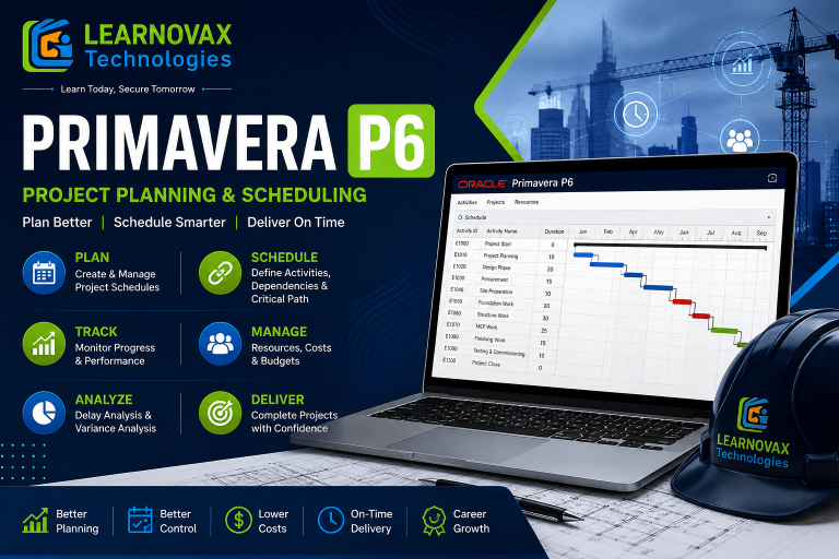 Primavera P6 Training in LearnovaX Technologies