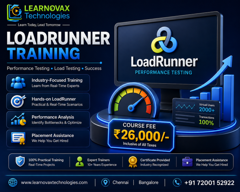LoadRunner Training in LearnovaX Technologies